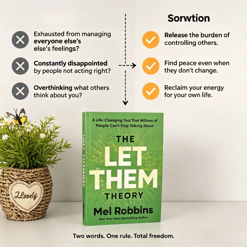 The Let Them Theory By Mel Rob - Health & Wellness Fee recension och pris