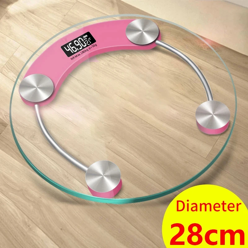 Fashion Round Weight Scale LCD - Digital Body Weight Scale recension och pris