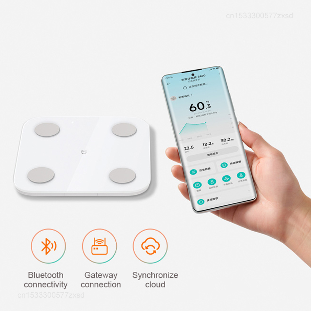 Mijia Body Fat Scale S400 Blue - Digital Body Weight Scale recension och pris