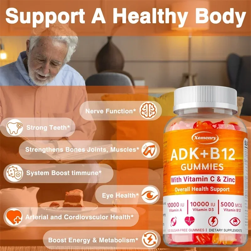 Vitamin D3 K2 + Vitamin B12 Gu - Health Wellness Products recension och pris