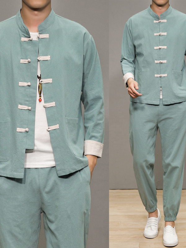 Chinese Style Cotton Linen Tan - Health & Wellness Fee recension och pris