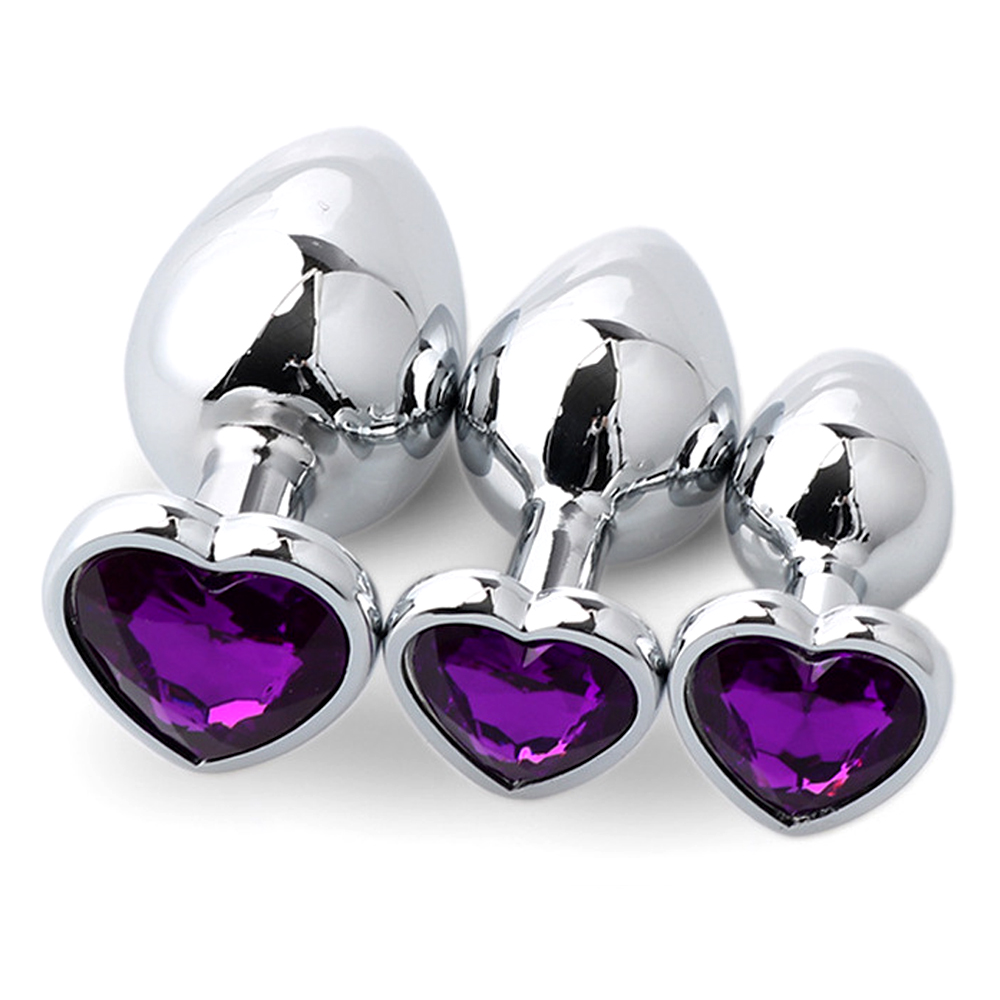 3PCS Metal Anal Plugs for Coup - Health Wellness Products recension och pris