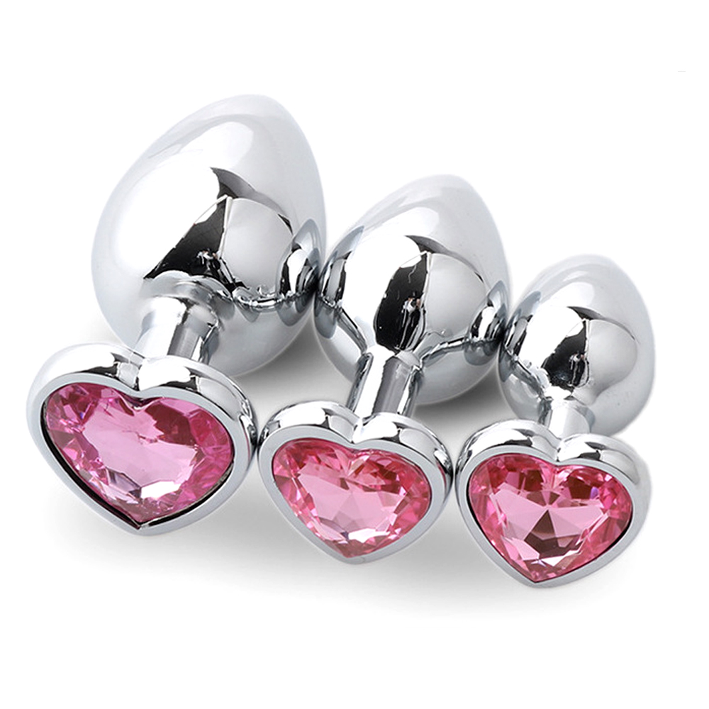 3PCS Metal Anal Plugs for Coup - Health Wellness Products recension och pris