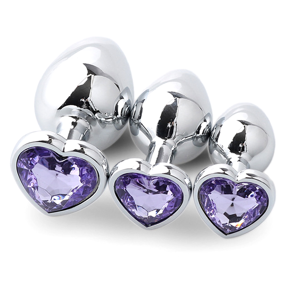3PCS Metal Anal Plugs for Coup - Health Wellness Products recension och pris