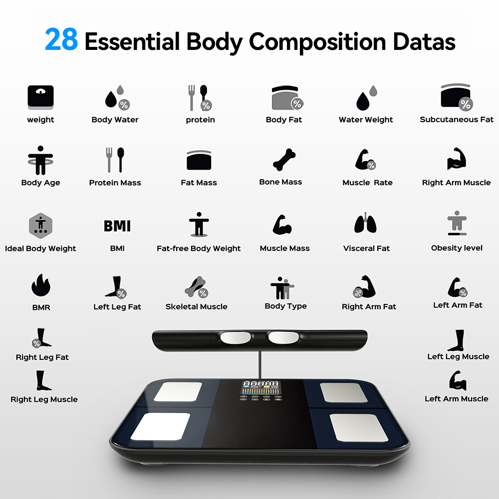Smart Digital Body Composition - Digital Body Weight Scale recension och pris